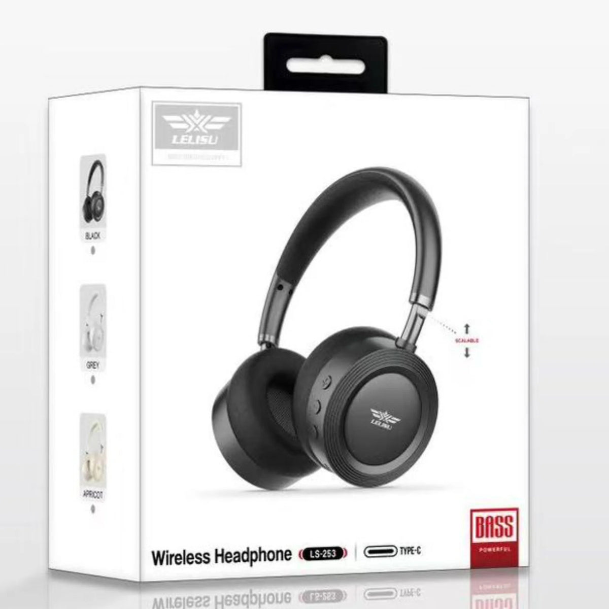 y53- Lelisu LS-253 Wireless Headphones | Bluetooth Over-Ear Headset with Type-C Charging