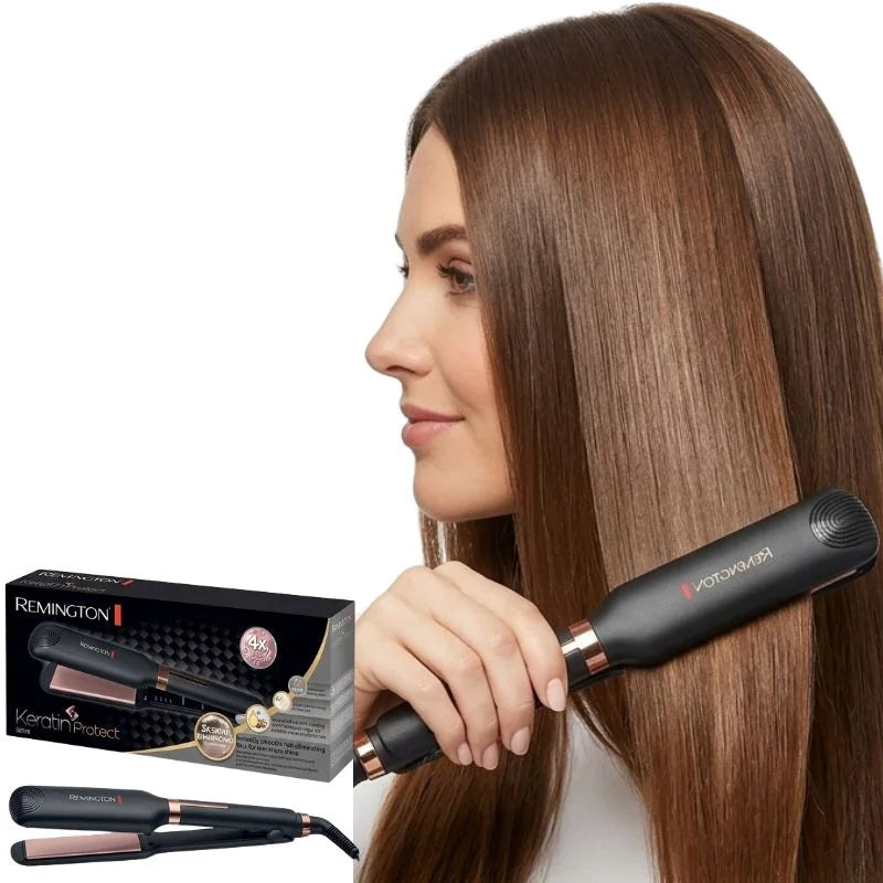 y31- Remington Keratin Protect Intelligent Hair Straightener | Model FR-2028 | Advanced Ceramic Plates & Heat Protection Sensor