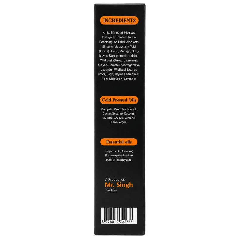 y7- Desi Khazanay Regrowth Hair Oil | Herbal Hair Growth Oil with 25+ Herbs, Cold-Pressed Oils & Essential Oils | Scalp Nourishment & Hair Care | For Men & Women