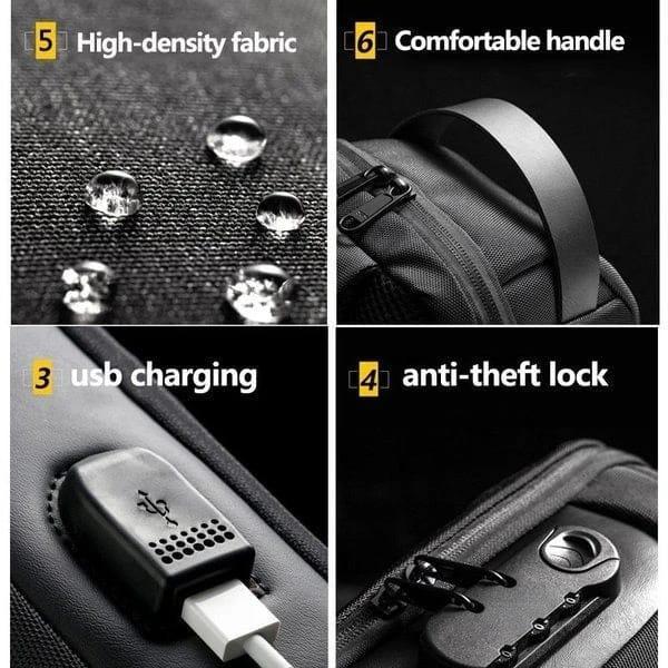 Travel crossbody bag & waterproof oxford