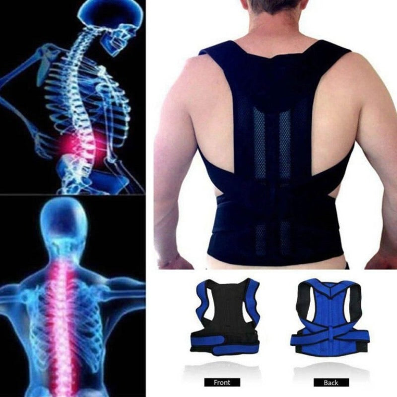 y84- Back Pain Relief Posture Corrector Belt | Adjustable Support for Spine, Shoulder & Lumbar Alignment | XXXL
