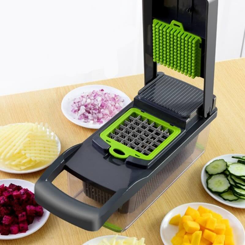 y44- 14-in-1 Mandoline Slicer & Vegetable Chopper | Multifunctional Food Cutter & Grater