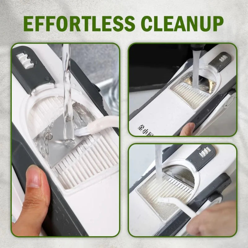 y15- Brava Spring Vegetable Slicer Chopper | Manual Mandoline Cutter / Grinder | Multi-Function Fruit  &  Vegetable Slicer