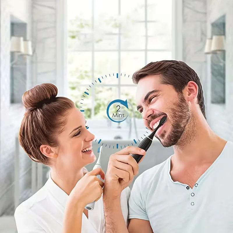 y43- X3 Sonic Electric Toothbrush Rechargeable | USB Fast Charging Toothbrush with 5 Modes Deep Cleaning Whitening & Gum Care