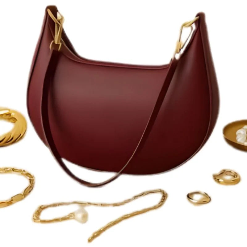 y67- Maroon  Luxury Fashion Hand Bag for Girls & Ladies | Stylish Shoulder & Crossbody Bag | Long Strap
