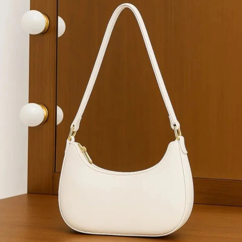 y66- White Luxury Fashion Hand Bag for Girls & Ladies | Stylish Shoulder & Crossbody Bag | Long Strap