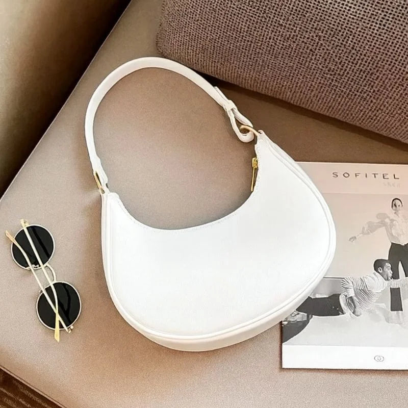y66- White Luxury Fashion Hand Bag for Girls & Ladies | Stylish Shoulder & Crossbody Bag | Long Strap