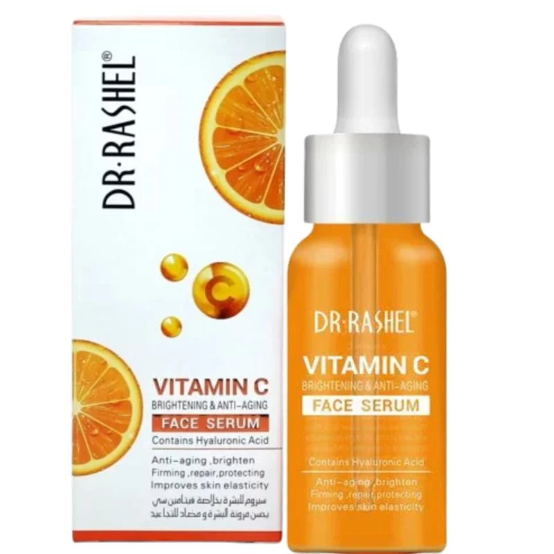 y91- Dr. Rashel Vitamin C Brightening & Anti-Aging Face Serum | Skin Radiance & Wrinkle Repair Formula | 30ml | Imported