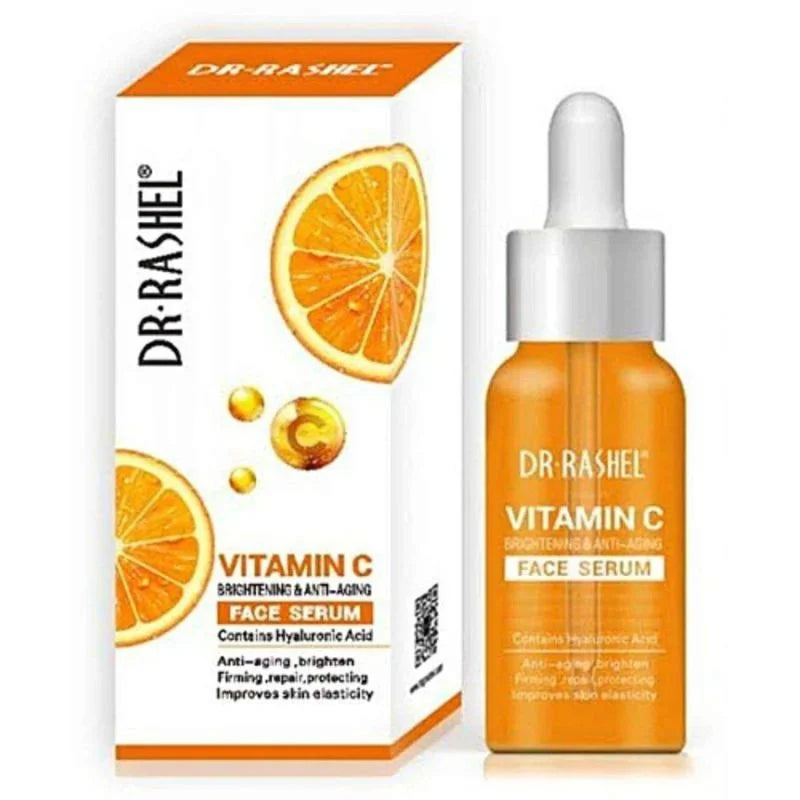 y91- Dr. Rashel Vitamin C Brightening & Anti-Aging Face Serum | Skin Radiance & Wrinkle Repair Formula | 30ml | Imported