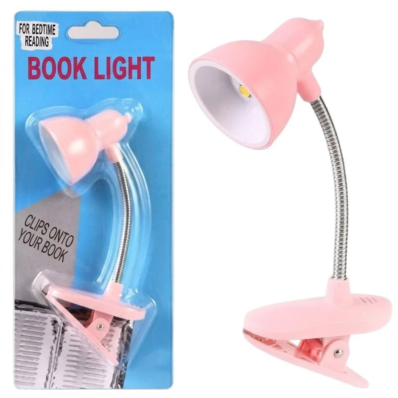 y33- Mini Book Light with Clip  | Portable LED Reading Lamp with Eye Protection | Random Color