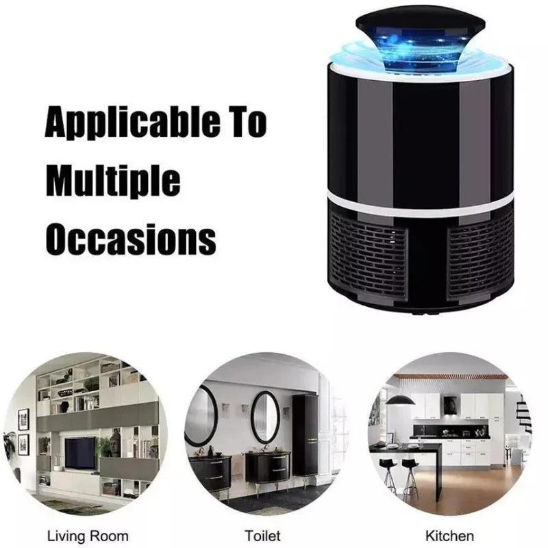 y41- USB Mosquito Trap Lamp | UV LED Insect Killer with Suction Fan | Chemical-Free Fly & Bug Repellent