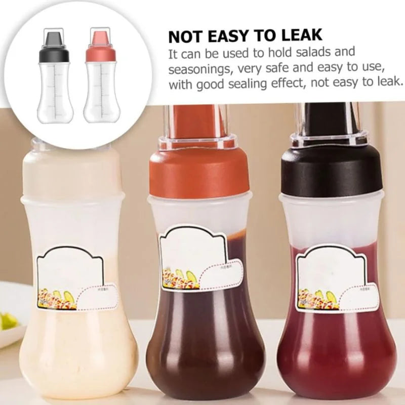y29- 5 Hole Squeeze Sauce Bottle | Refillable Condiment Dispenser with Lid | Multipurpose Ketchup & Hot Sauce Bottle for Kitchen | Black Cap