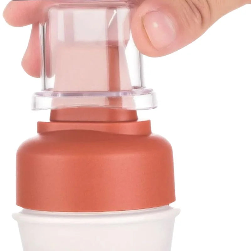 y29- 5 Hole Squeeze Sauce Bottle | Refillable Condiment Dispenser with Lid | Multipurpose Ketchup & Hot Sauce Bottle for Kitchen | Black Cap