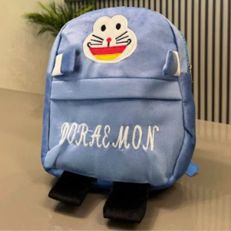 y73- Cute Plush Doraemon Character Backpack | Stuffed School Bag & Gift for Kids
