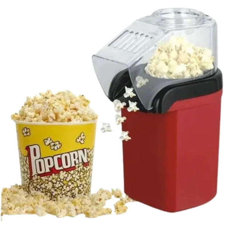 y40- Oil Free Mini Popcorn Maker  | Hot Air Popcorn Machine | Electric Popcorn Popper for Home & Kids | 1200W