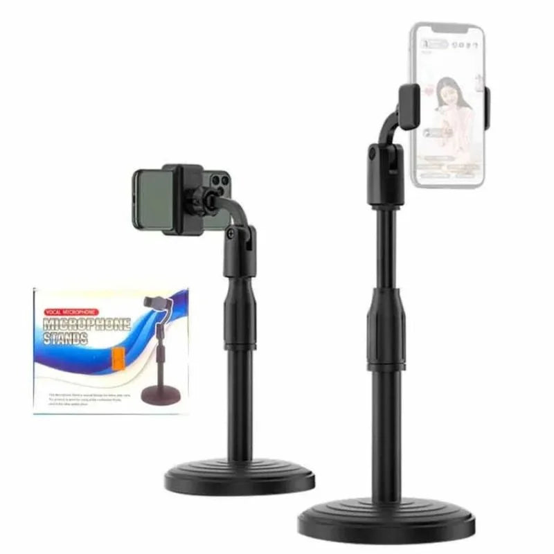 y30- Adjustable Mobile Phone Stand with Flexible Gooseneck Arm | For Recording, Live Streaming & Video Calls | Stable Desk Mount Stand