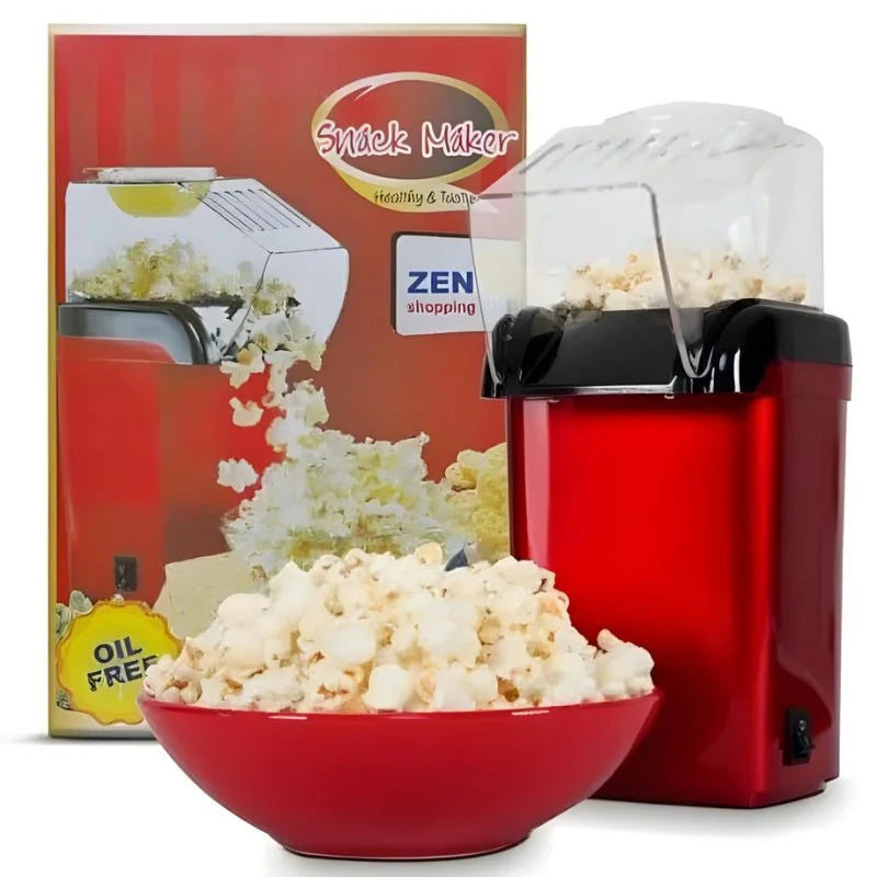 y40- Oil Free Mini Popcorn Maker  | Hot Air Popcorn Machine | Electric Popcorn Popper for Home & Kids | 1200W