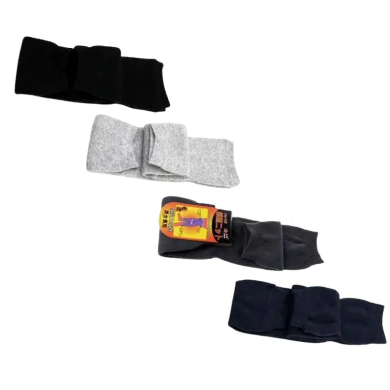 y86- Unisex Wool Knee Warmers Pair |  Warm Elastic Fit, Plain design | Winter Wear for Men & Women | Random Colors