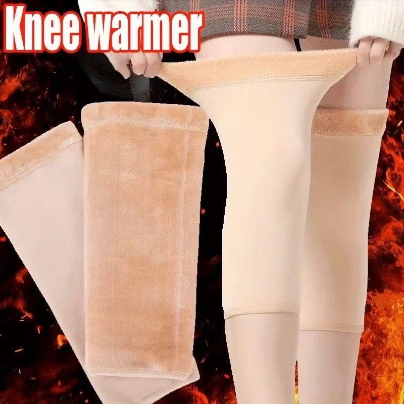 y86- Unisex Wool Knee Warmers Pair |  Warm Elastic Fit, Plain design | Winter Wear for Men & Women | Random Colors