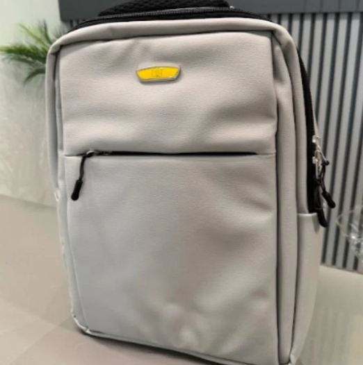 y75- Dell Laptop Backpack | Lightweight, Durable & Water-Resistant Travel Bag | Light Silver