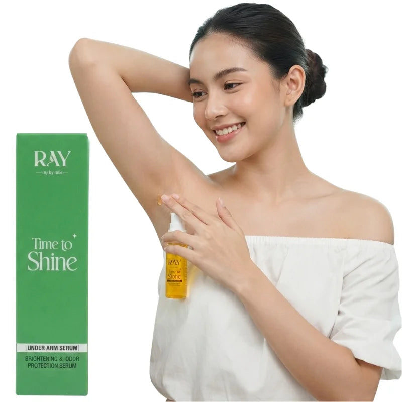 y4- Ray Time To Shine Underarm Serum | Brightening Underarm Serum with Niacinamide, Alpha Arbutin & Hyaluronic Acid | Lightweight Daily Care | 30ml