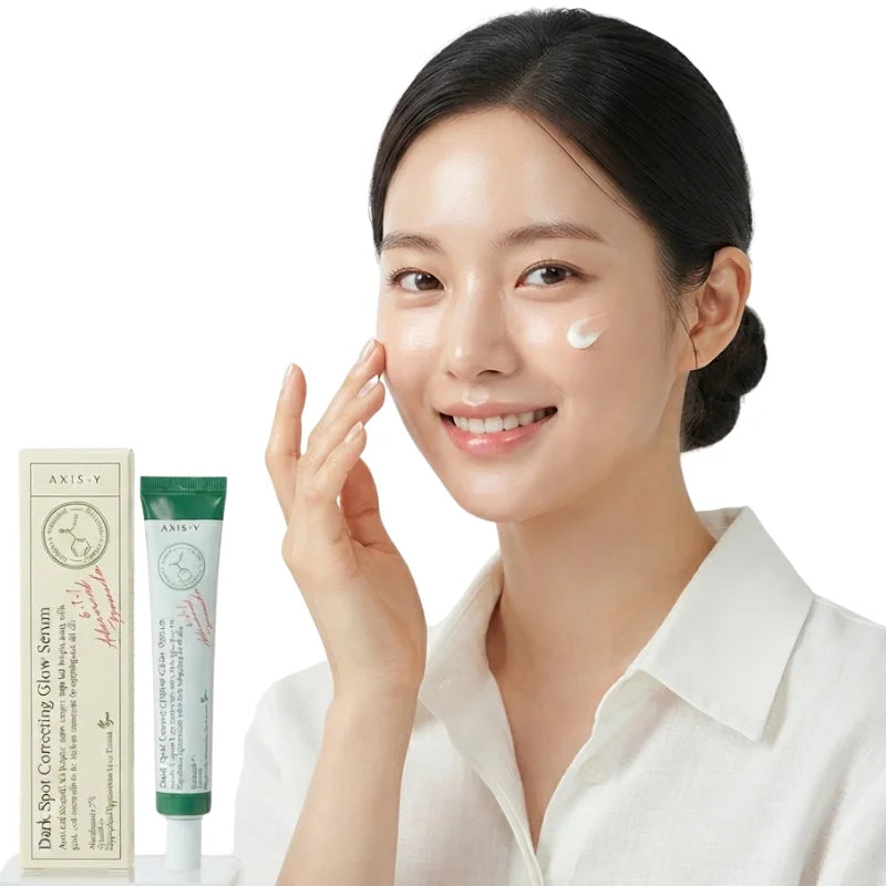 y3- AXIS-Y Dark Spot Correcting Glow Serum | Korean Brightening Serum with 5% Niacinamide & Squalane | Helps Reduce Dark Spots & Acne Marks | 50ml