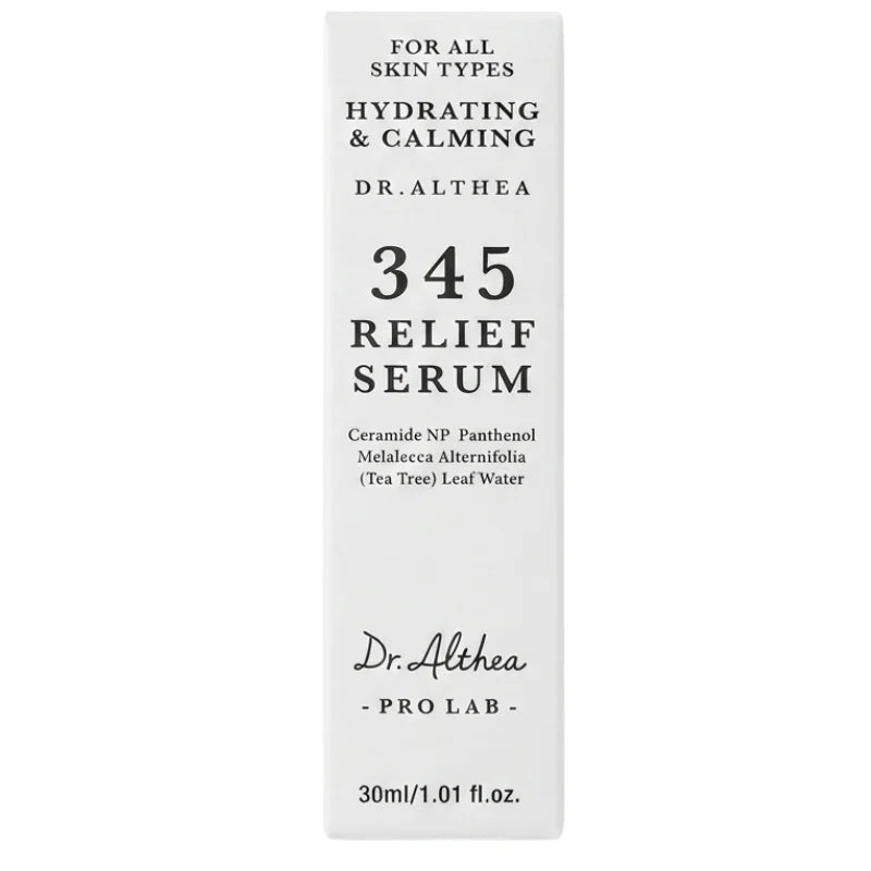 y1- Dr. Althea 345 Relief Serum | Hydrating & Calming Serum with Tea Tree Leaf Water, Ceramide NP & Niacinamide | Barrier Repair & Deep Hydration | 30ml
