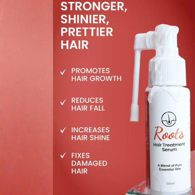 y22- Roots Hair Treatment Serum | Nourishing Hair Growth Serum for Men & Women | Smooth, Shiny & Frizz-Free Hair | 50ml